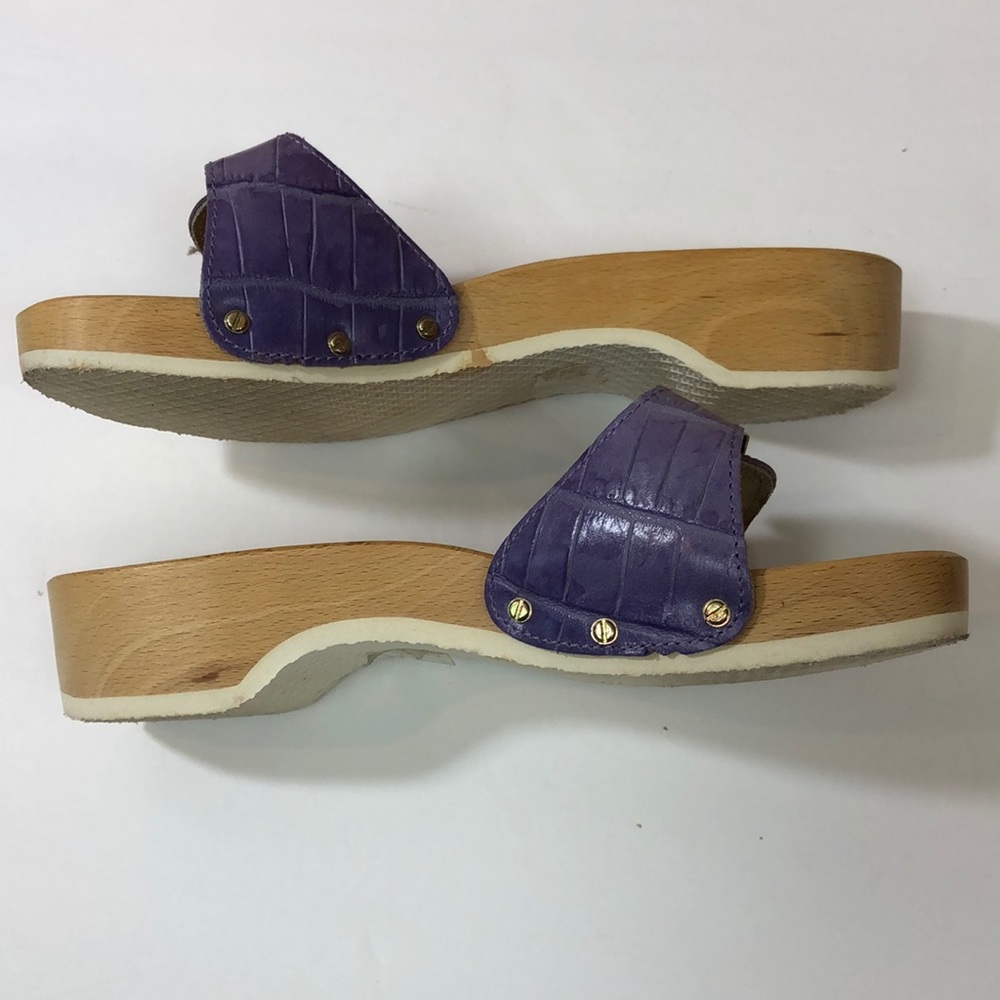 Dr. Scholl's Purple and Gold Sandals - Picture 5 of 12